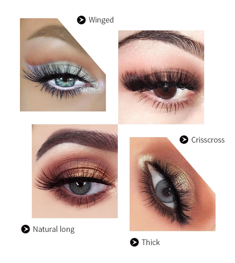 SHIDISHANGPIN 5 Paar Wimpern Natürliche Nerz Wimpern Flauschigen 3d Nerz Wimpern Dick Falsche Wimpern Make-Up Gefälschte Wimpern cilios