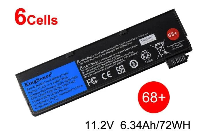 KingSener Laptop Battery For Lenovo Thinkpad X270 X260 X240 X240S X250 T450 T470P T440S K2450 W550S 45N1136 45N1738 68+ - Property & Safety Tradings