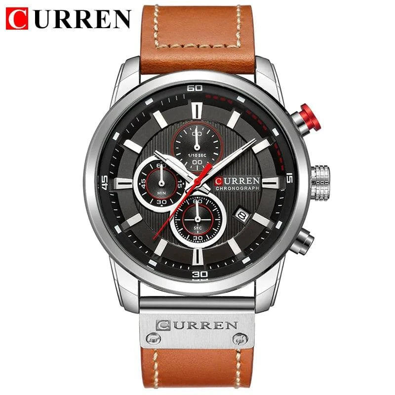 CURREN Fashion Date Quartz Men Watches Top Brand Luxury Male Clock Chronograph Sport Mens Wrist Watch Hodinky Relogio Masculino - Property & Safety Tradings