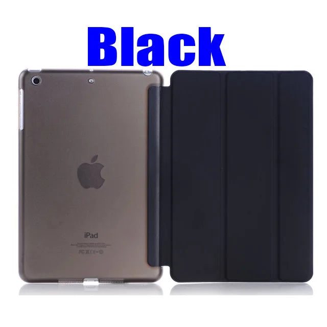 Smart Cover For iPad Mini 1 2 3 4 5 6 7.9 inch Ultra Slim PU Leather Case + PC translucent back case for Apple ipad mini 5 4 3 2 - PST PS Tradings