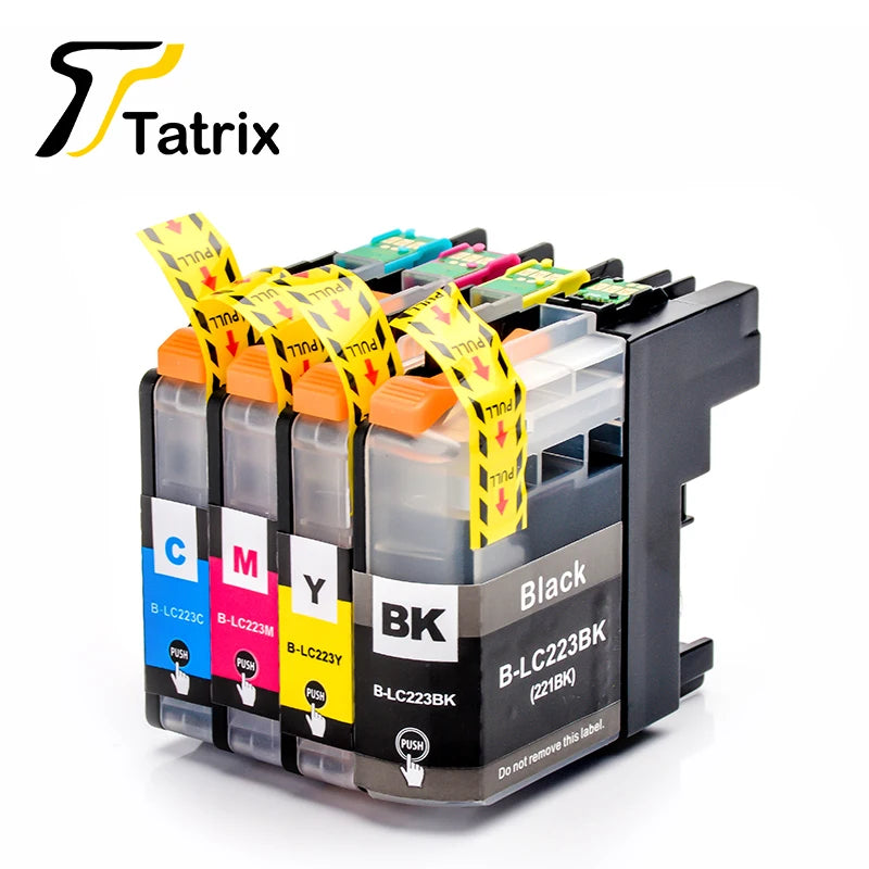 Tatrix With Chip  LC223 LC221 Compatible Ink Cartridge For Brother MFC-J4420DW/J4620DW/J4625DW/J480DW/J680DW/J880DW Printer - PST PS Tradings