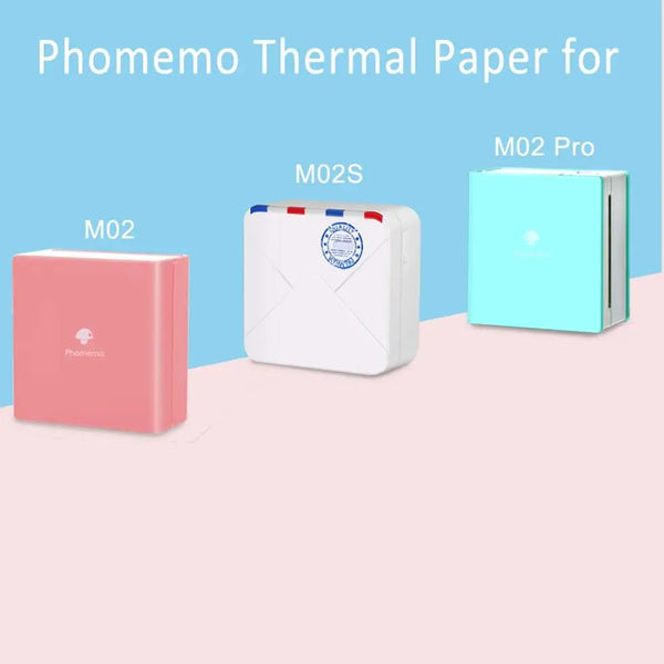 Phomemo Thermal Paper Printable Self-adhesive Sticker Paper Roll for Phomemo M02/M02S/M02 Pro Printer Label Printing Paper - PST PS Tradings