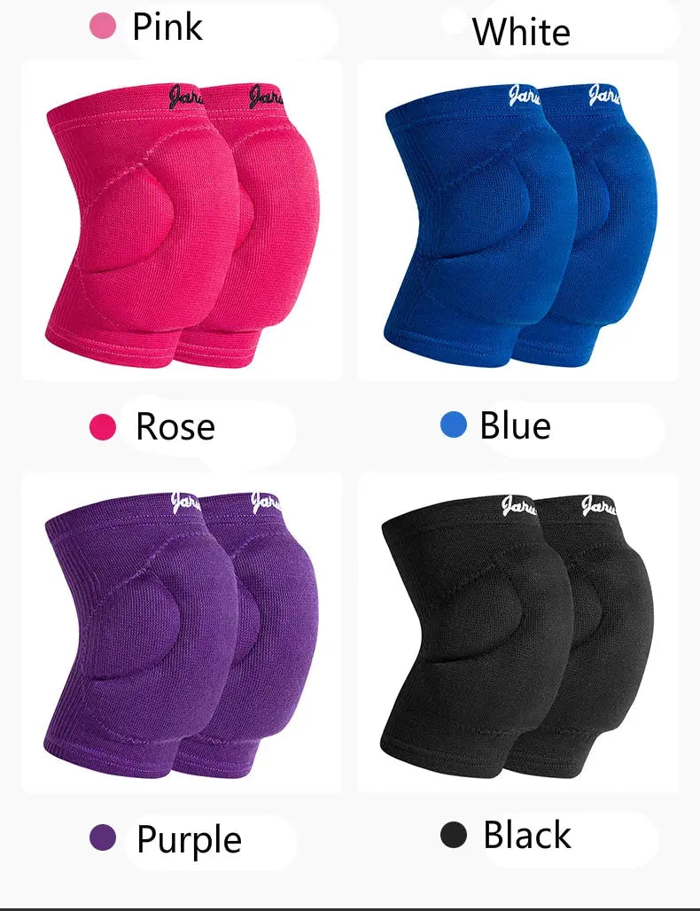 Sports Thickening Knee Pads Basketball Volleyball Extreme Sports Kneepad Brace Support Dancing Yoga Lap Elastic Knee Protector - Property & Safety Tradings