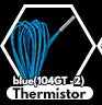 trianglelab 104GT-2 Thermistor Cartridge and Heater Cartridge for V6 hotend v6 heater block for Volcano heater block