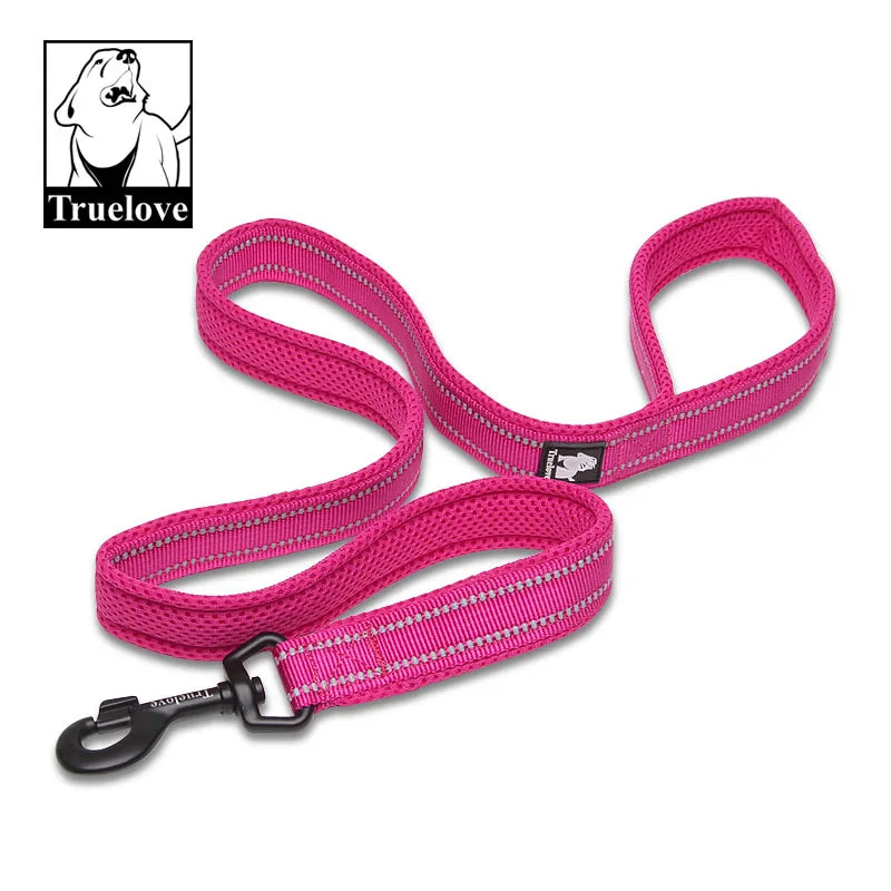 Truelove Soft Padded Mesh Dog Leash 3M Reflective Nylon Dog Leads Dog Pet Leash 11 Color 110cm Length Walking Training - PST PS Tradings