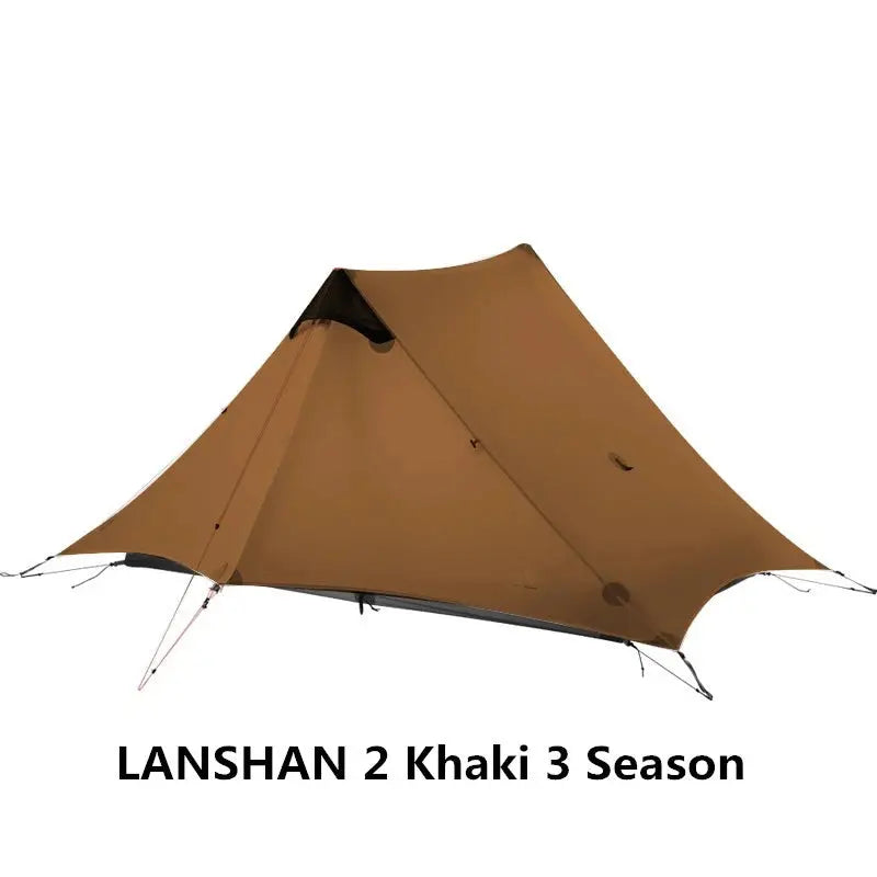 2021 FLAME'S CREED LanShan 2 Person Outdoor Ultralight Camping Tent 3 Season Professional 15D Silnylon Rodless Tent - Property & Safety Tradings