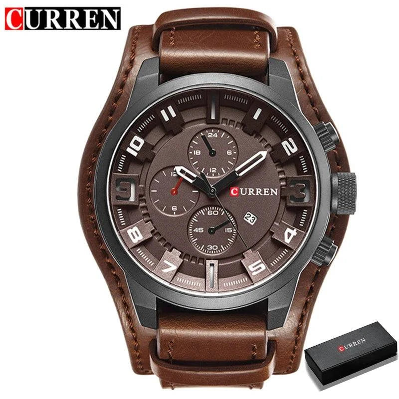 CURREN Men's Watches Top Brand Luxury Fashion&Casual Business Quartz Watch Date Waterproof Wristwatch Hodinky Relogio Masculino - Property & Safety Tradings