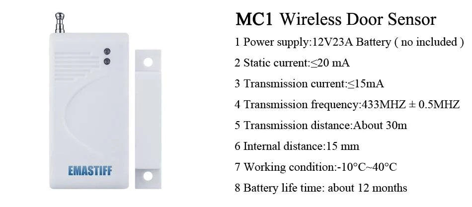 IOS Android APP Wired Wireless Home Security Tuya WIFI PSTN GSM Alarm System Intercom Remote Control Autodial Siren Sensor Kit - Property & Safety Tradings