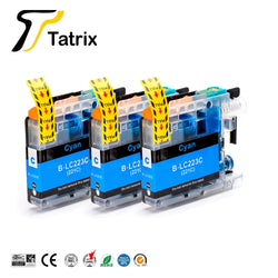 Tatrix With Chip  LC223 LC221 Compatible Ink Cartridge For Brother MFC-J4420DW/J4620DW/J4625DW/J480DW/J680DW/J880DW Printer - PST PS Tradings