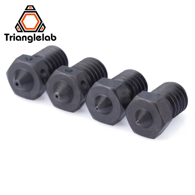 RTrianglelab  A2 Hardened Steel V6 Nozzle compatible PEI PEEK  Carbon Fiber Filament For v6 HOTEND Dragon RAPIDO Matrix EXTRUDER