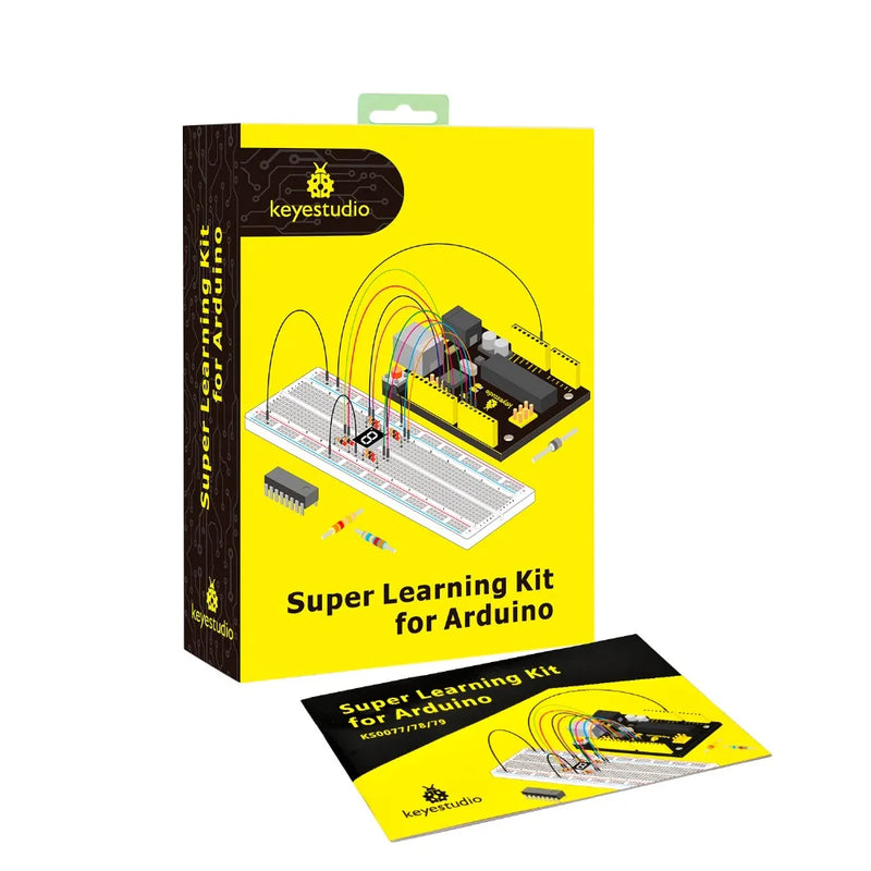 2024 Aktualisierte Version Keyestudio Super Starter Kit für Mega 2560R3 für UNOR3 Board, kompatibel mit Arduino Starter Kit + Tutorial