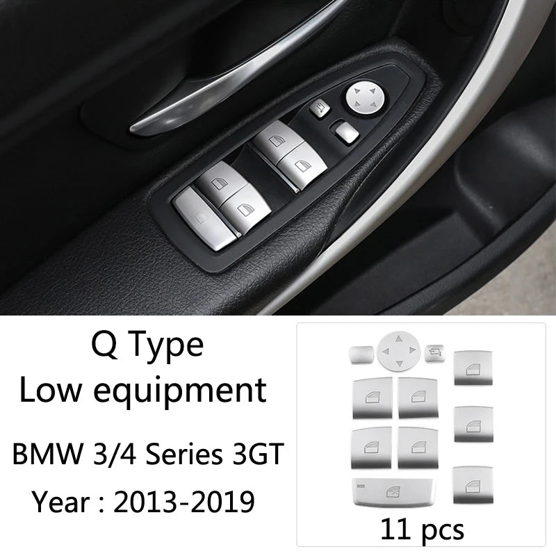 For BMW 3 4 Series 3GT F30 F31 F32 F34 F36 316li 320li Car Accessories Control Gear Shift panel decorative strip cover trim - PST PS Tradings