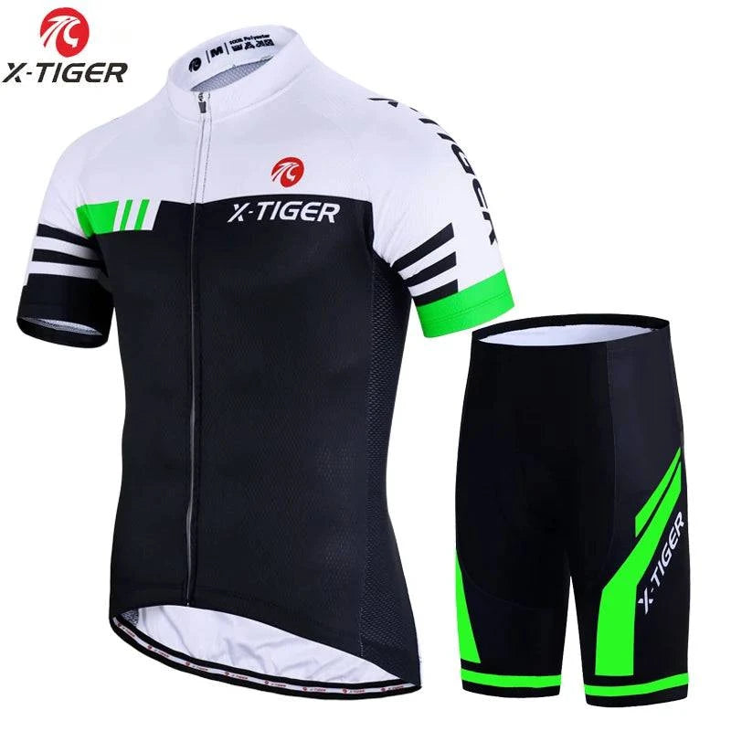 X-Tiger Cycling Sets Bike uniform Summer Cycling Jersey Set Road Bicycle Jerseys MTB Bicycle Wear Breathable Cycling Clothing - Property & Safety Tradings