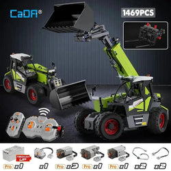 Cada 1469Pcs City Remote Control Engineering Vehicle Model Building Blocks RC Truck Car Bricks Toys for Children - Property & Safety Tradings