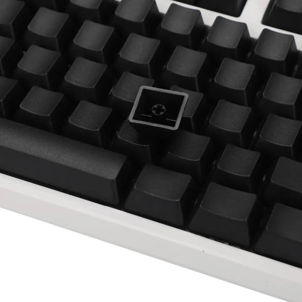 White Black Gray Green Blank Thick PBT OEM Profile 62 Key ISO 61 ANSI Keycaps For MX Switches Mechanical Keyboard (Only Keycap) - Property & Safety Tradings