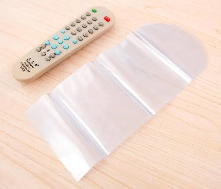 5pcs Heat Shrink Film Clear Video TV Air Condition Remote Control Protector Cover Home Waterproof Protective Case Tv Samsung - PST PS Tradings