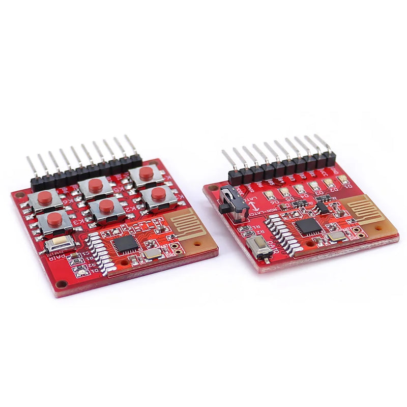 2.4G 2.5G Wireless Switch Remote Kit 6 Channel Transmitter Receiver Module Without Programming for DIY Onboard Pair Button - PST PS Tradings