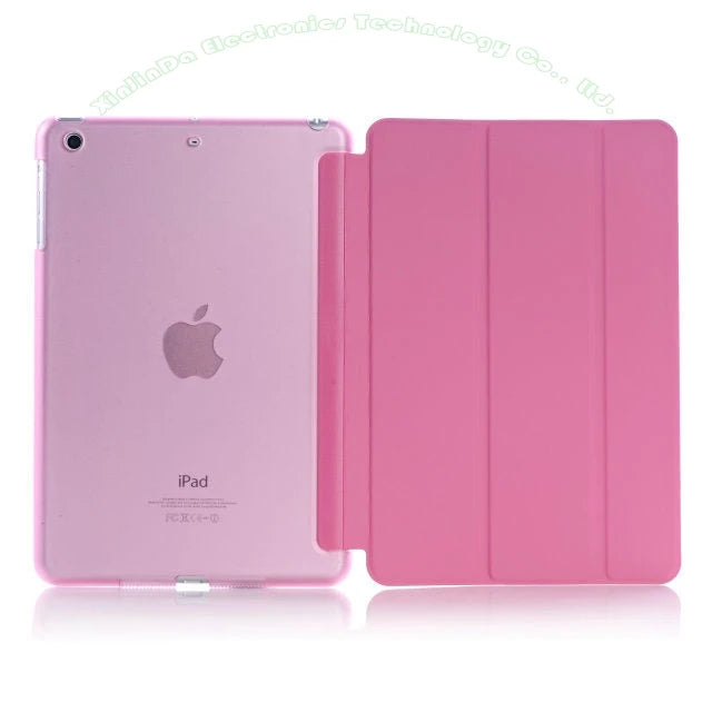 Smart Cover For iPad Mini 1 2 3 4 5 6 7.9 inch Ultra Slim PU Leather Case + PC translucent back case for Apple ipad mini 5 4 3 2 - PST PS Tradings