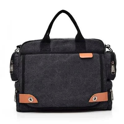 Brand Men Crossbody Bags Male Canvas Shoulder Bags Boy Messenger Bags Man Handbags for Travel Business Briefcase Large Satchel - Property & Safety Tradings