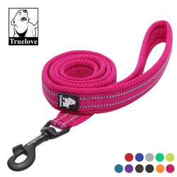 Truelove Soft Padded Mesh Dog Leash 3M Reflective Nylon Dog Leads Dog Pet Leash 11 Color 110cm Length Walking Training - PST PS Tradings