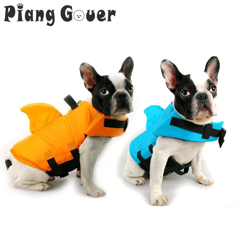 Dog Life Vest Summer Shark Pet Life Jacket Dog Clothes Dogs Swimwear Pets Swimming Suit - PST PS Tradings