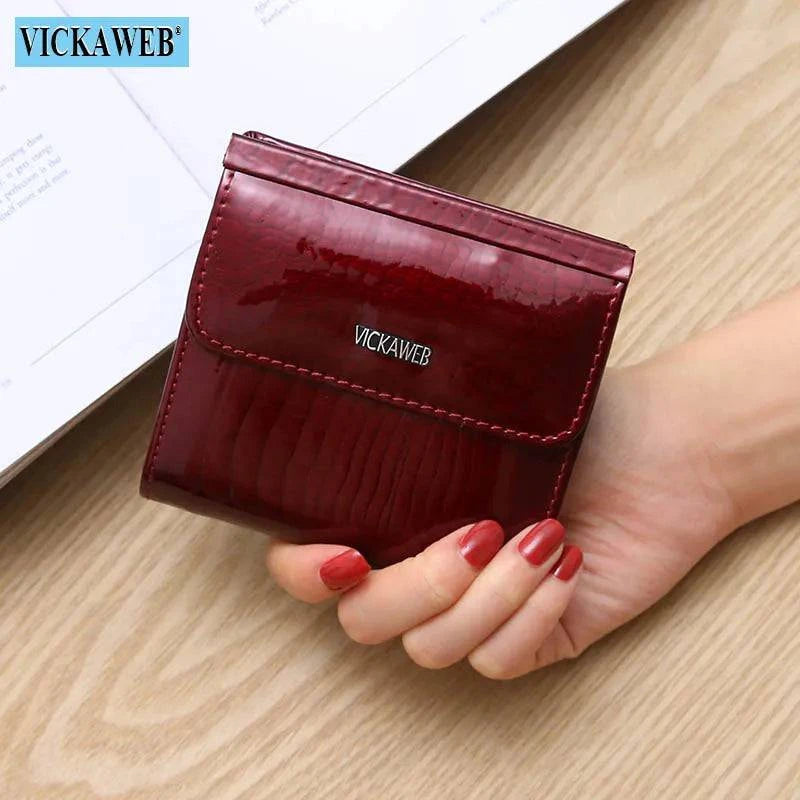 VICKAWEB Mini Wallet Women Genuine Leather Wallets Fashion Alligator Hasp Short Wallet Female Small Woman Wallets And Purses 209 - Property & Safety Tradings