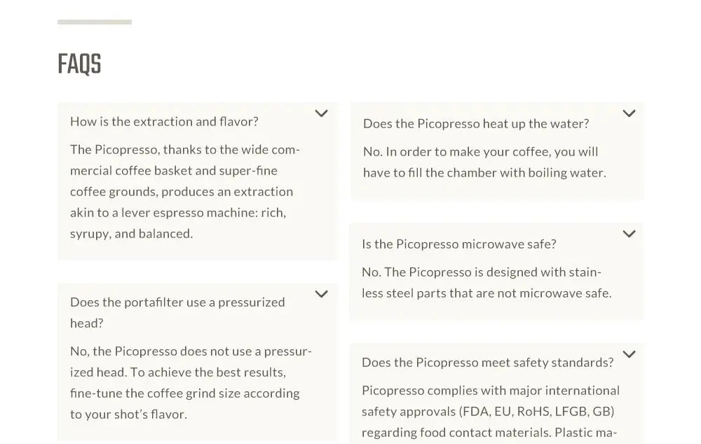 WACACO Picopresso Portable Espresso Maker, Specialty Coffee Machine, 18 Bar Pressure Travel Coffee,  Gift, New Year - Property & Safety Tradings