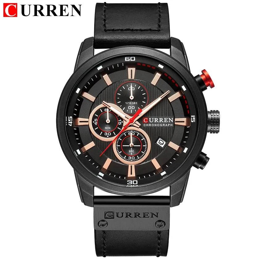 CURREN Fashion Date Quartz Men Watches Top Brand Luxury Male Clock Chronograph Sport Mens Wrist Watch Hodinky Relogio Masculino - Property & Safety Tradings