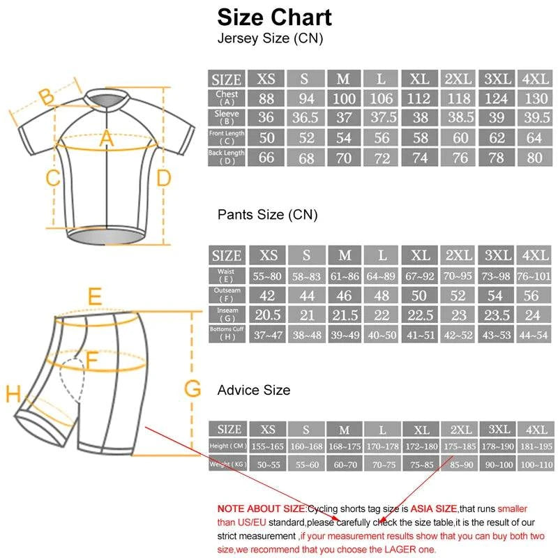 X-Tiger Cycling Sets Bike uniform Summer Cycling Jersey Set Road Bicycle Jerseys MTB Bicycle Wear Breathable Cycling Clothing - Property & Safety Tradings