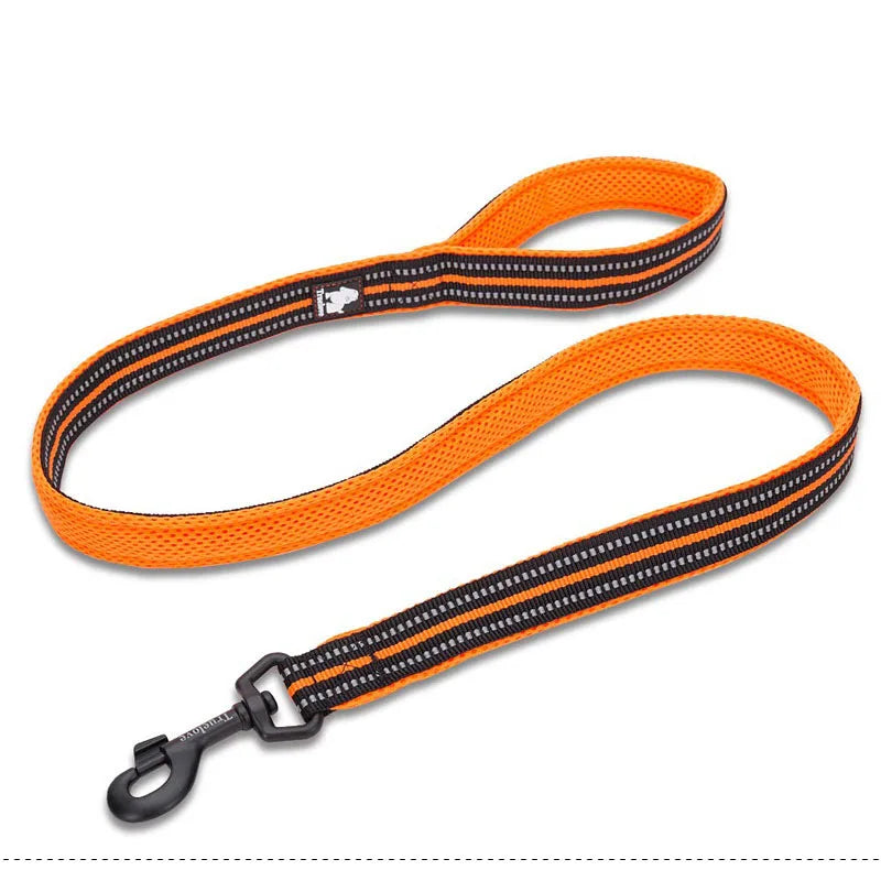 Truelove Soft Padded Mesh Dog Leash 3M Reflective Nylon Dog Leads Dog Pet Leash 11 Color 110cm Length Walking Training - PST PS Tradings