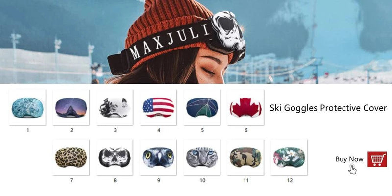 MAXJULI Brand Professional Ski Goggles Double Layers Lens Anti-fog UV400 Ski Glasses Skiing Men Women Snow Goggles - Property & Safety Tradings