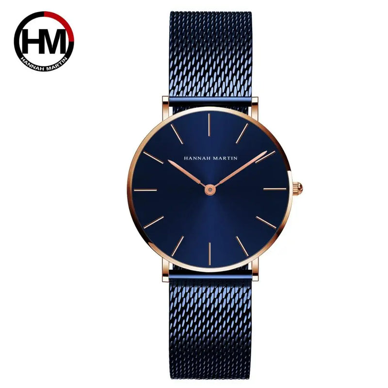 Drop Shipping A++++ Quality Stainless Steel Band Japan Quartz Movement Waterproof Women Full Rose Gold Ladies Luxury Wrist Watch - Property & Safety Tradings