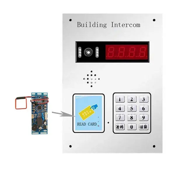 Rfid em/id eingebettete Tür zugangs kontrolle Intercom Zugangs kontrolle Hebe steuerung mit 2 stücke Mutter karte 10 stücke em Schlüssel anhänger