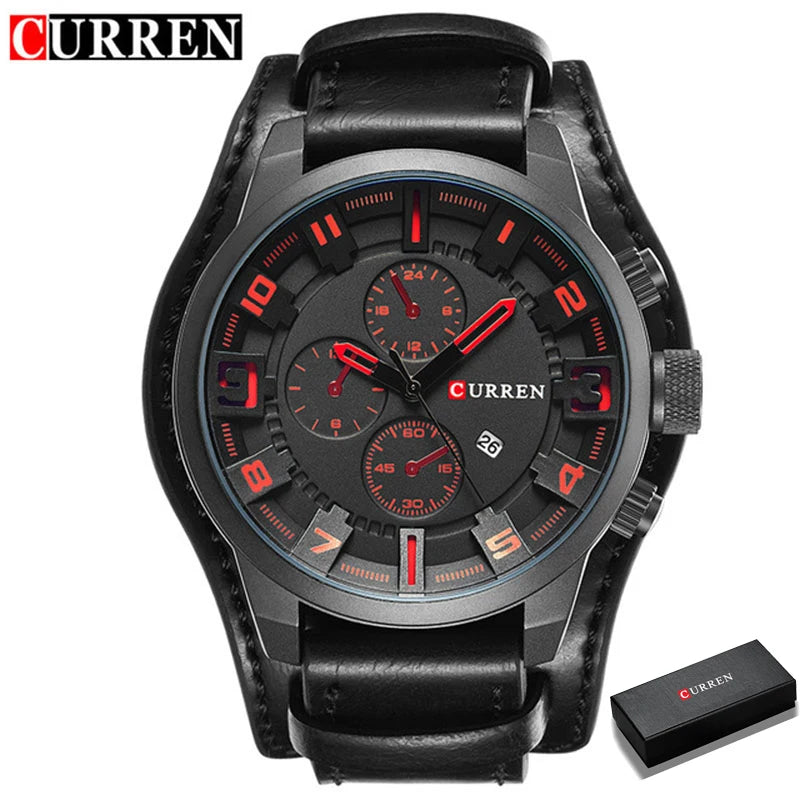 CURREN Men's Watches Top Brand Luxury Fashion&Casual Business Quartz Watch Date Waterproof Wristwatch Hodinky Relogio Masculino - Property & Safety Tradings