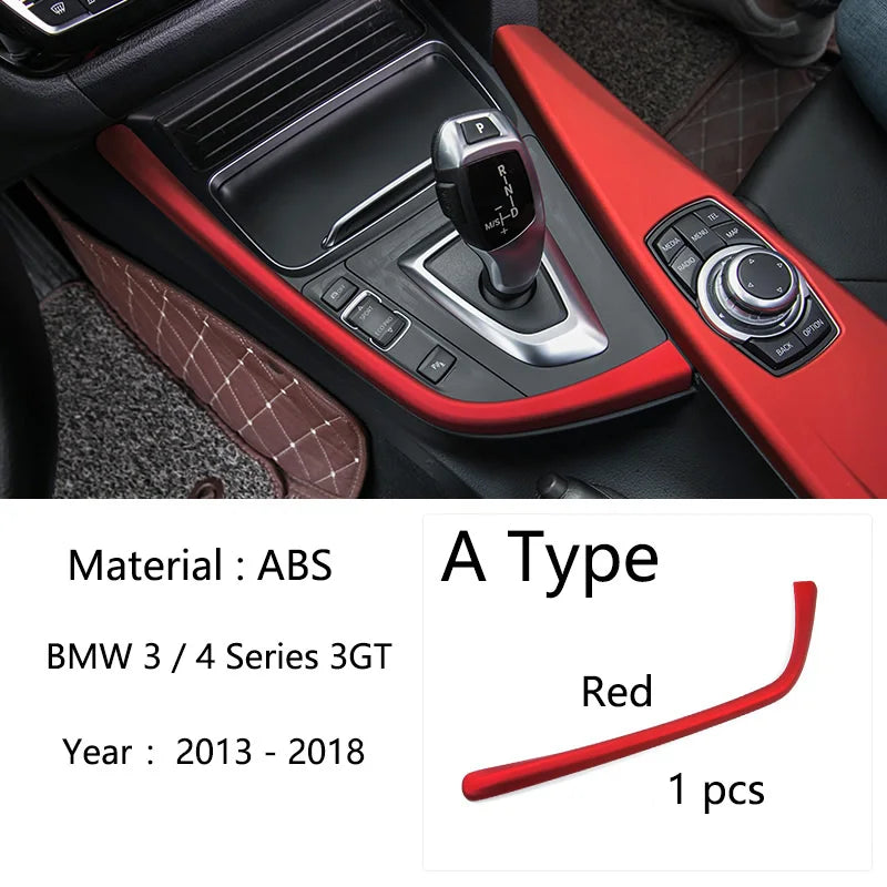 For BMW 3 4 Series 3GT F30 F31 F32 F34 F36 316li 320li Car Accessories Control Gear Shift panel decorative strip cover trim - PST PS Tradings