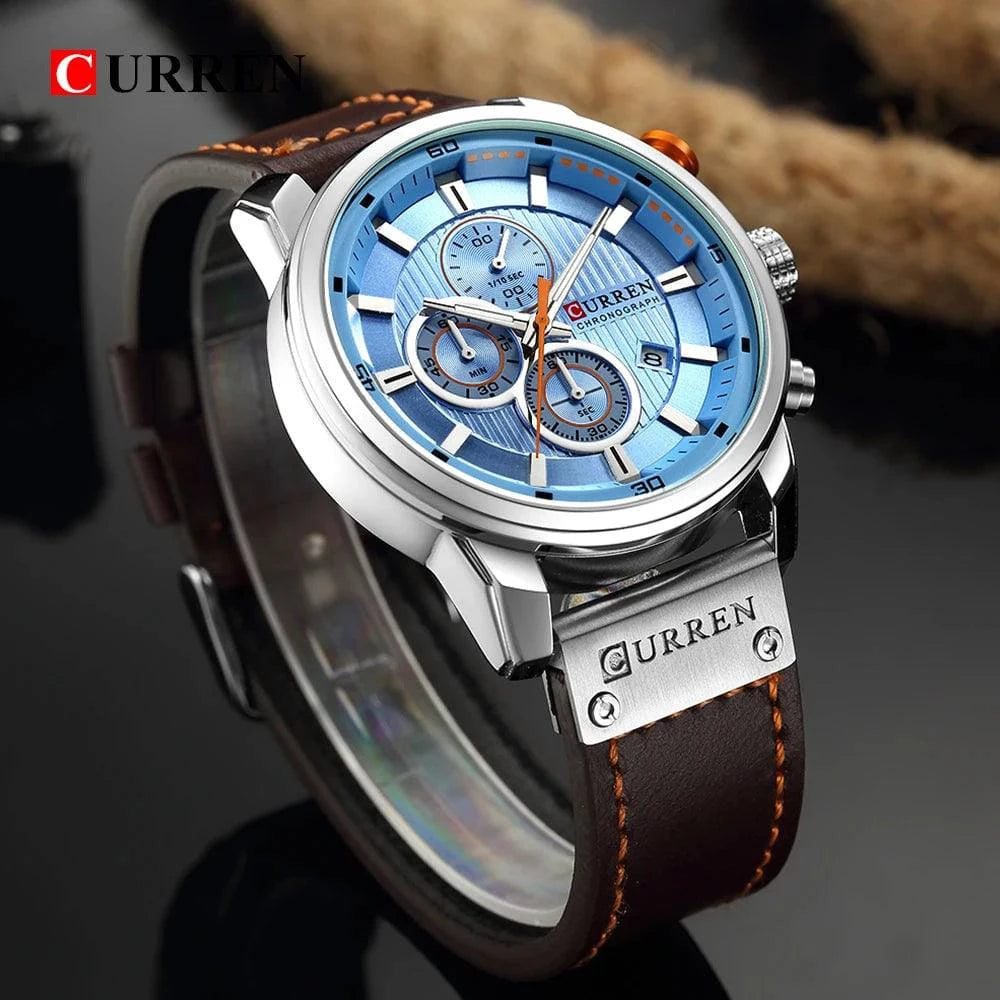 CURREN Fashion Date Quartz Men Watches Top Brand Luxury Male Clock Chronograph Sport Mens Wrist Watch Hodinky Relogio Masculino - Property & Safety Tradings