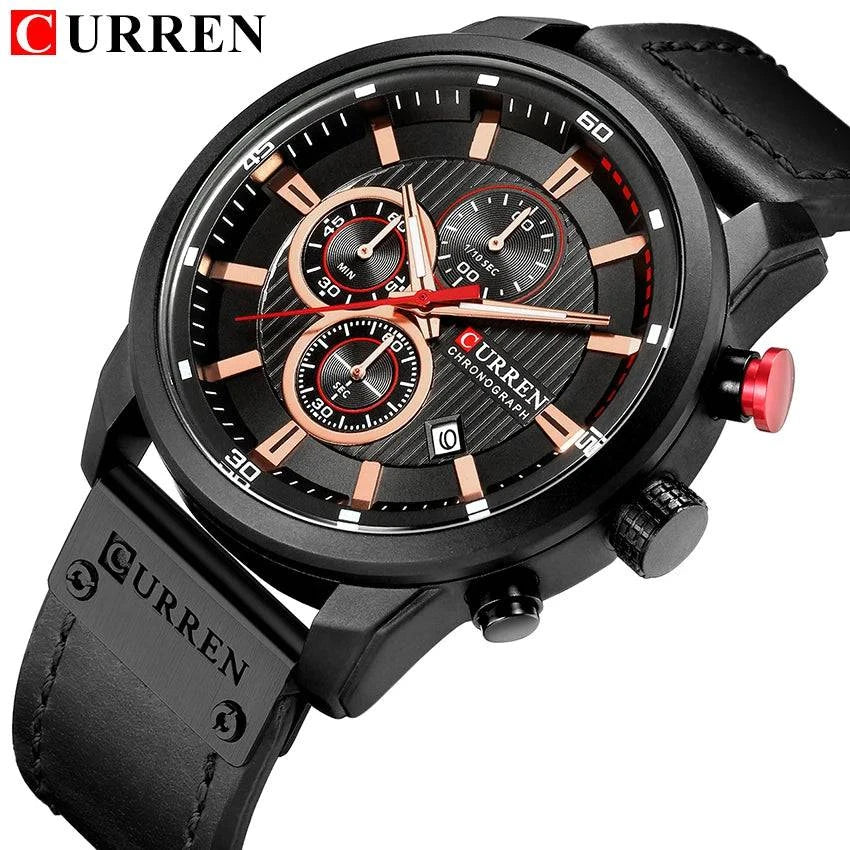 CURREN Fashion Date Quartz Men Watches Top Brand Luxury Male Clock Chronograph Sport Mens Wrist Watch Hodinky Relogio Masculino - Property & Safety Tradings