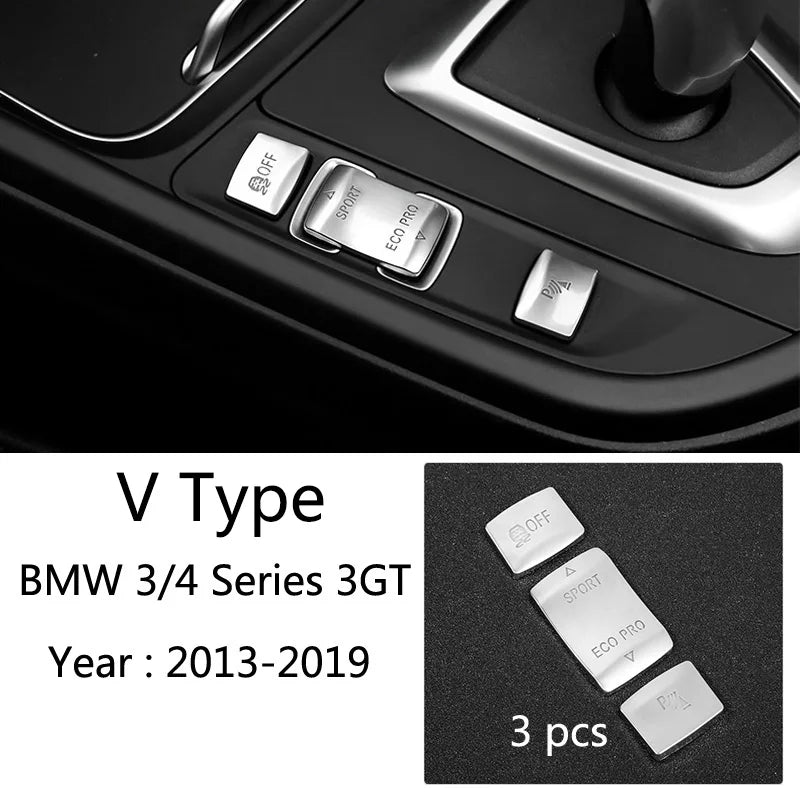 For BMW 3 4 Series 3GT F30 F31 F32 F34 F36 316li 320li Car Accessories Control Gear Shift panel decorative strip cover trim - PST PS Tradings