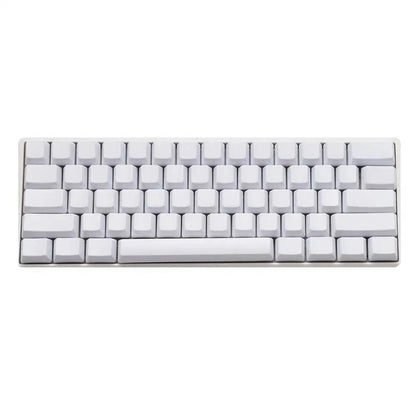 White Black Gray Green Blank Thick PBT OEM Profile 62 Key ISO 61 ANSI Keycaps For MX Switches Mechanical Keyboard (Only Keycap) - Property & Safety Tradings