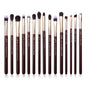 Jessup Makeup Brushes Set 15pcs Make up Brush Tools kit Eye Liner Shader natural-synthetic hair Rose Gold/Black T157 - PST PS Tradings