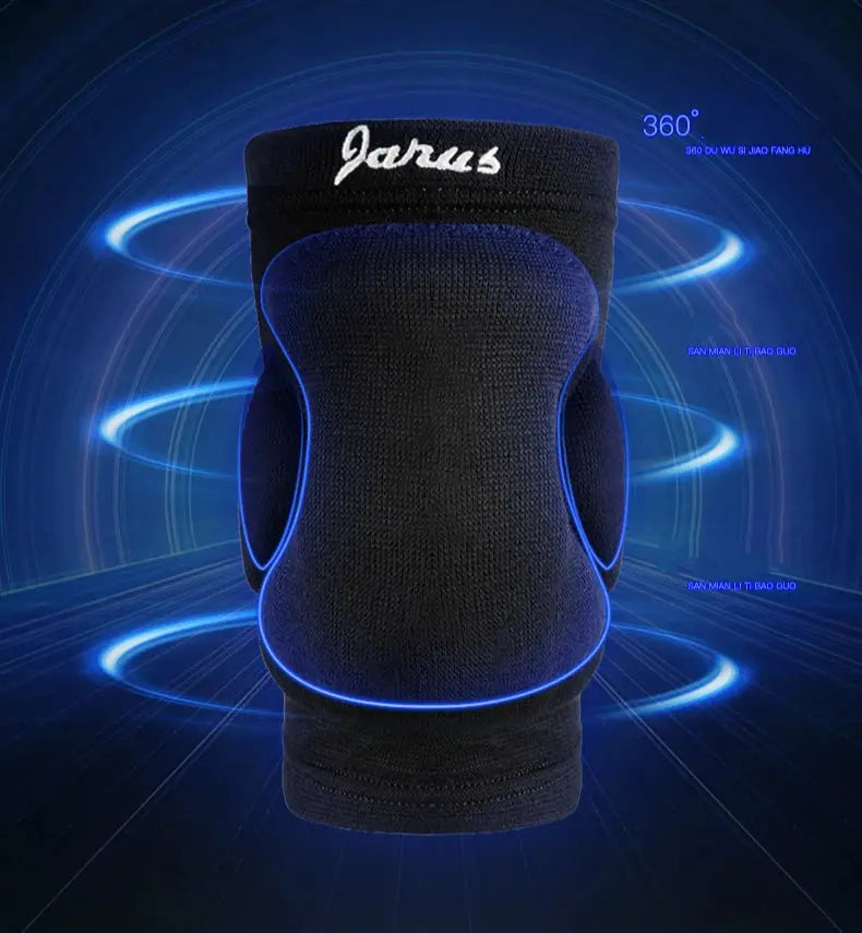 Sports Thickening Knee Pads Basketball Volleyball Extreme Sports Kneepad Brace Support Dancing Yoga Lap Elastic Knee Protector - Property & Safety Tradings