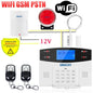 IOS Android APP Wired Wireless Home Security Tuya WIFI PSTN GSM Alarm System Intercom Remote Control Autodial Siren Sensor Kit - Property & Safety Tradings