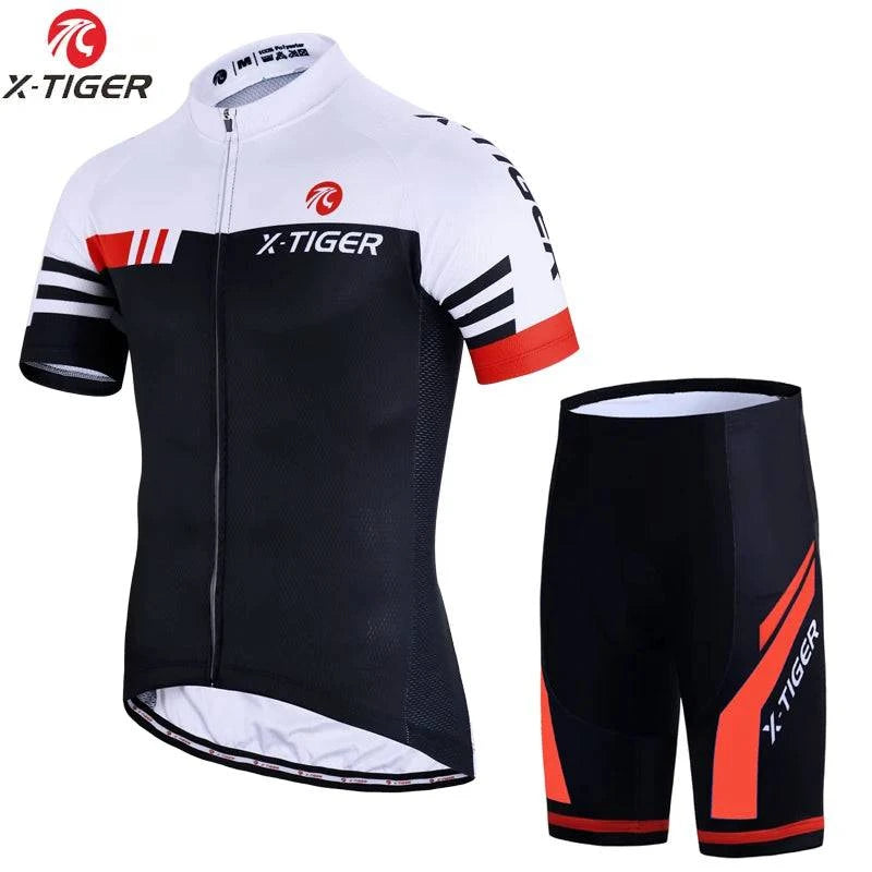 X-Tiger Cycling Sets Bike uniform Summer Cycling Jersey Set Road Bicycle Jerseys MTB Bicycle Wear Breathable Cycling Clothing - Property & Safety Tradings