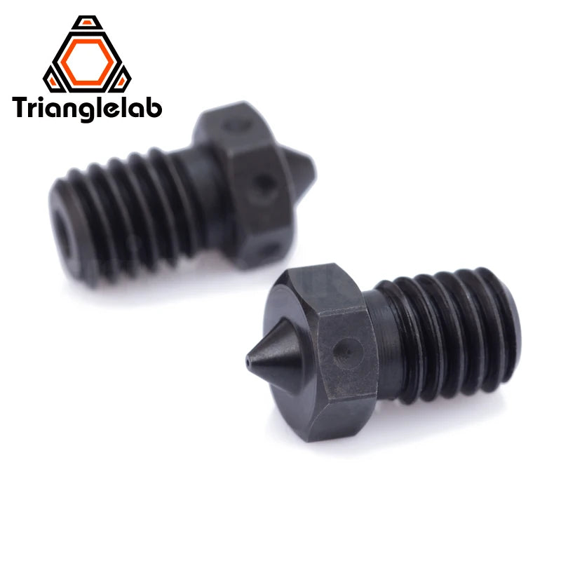 RTrianglelab  A2 Hardened Steel V6 Nozzle compatible PEI PEEK  Carbon Fiber Filament For v6 HOTEND Dragon RAPIDO Matrix EXTRUDER