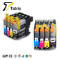 For Brother LC123 Ink Cartridge Compatible For MFC-J4510DW MFC-J4610DW Printer Ink Cartridge LC121 MFC-J4410DW MFC-J4710DW - PST PS Tradings