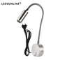 Wand Lampe 3W Home Hotel Loft Nacht Lesen Buch Schwarz Silber Licht Flexiable AUF/OFF Schalter 90-260V Spot LED Lampe