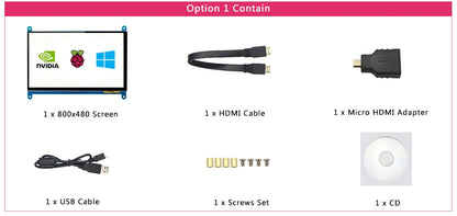 7-Zoll-Touchscreen Raspberry Pi 5 kapazitives HDMI-kompatibles TFT-LCD für Orange Pi 5 Plus 3B RPI 5 4B 3B+ PC Windows AIDA64