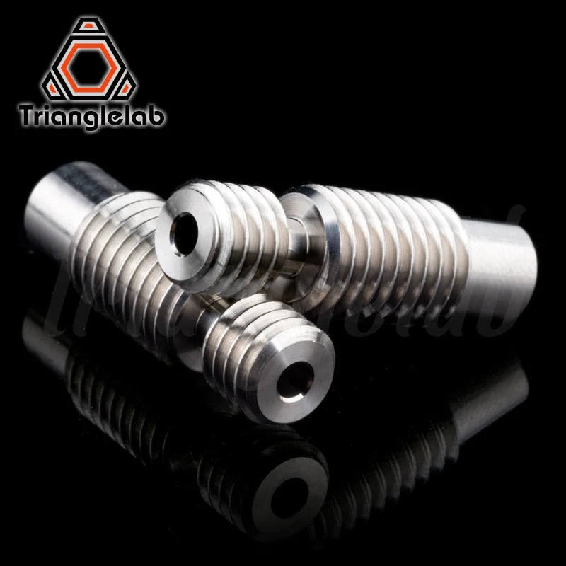 R trianglelab GRADE5 V6 titanium alloy heatbreak  1.75MM for VOLCANO V6 HOTEND for Carbon fiber wear resistance 3D printer