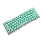 White Black Gray Green Blank Thick PBT OEM Profile 62 Key ISO 61 ANSI Keycaps For MX Switches Mechanical Keyboard (Only Keycap) - Property & Safety Tradings