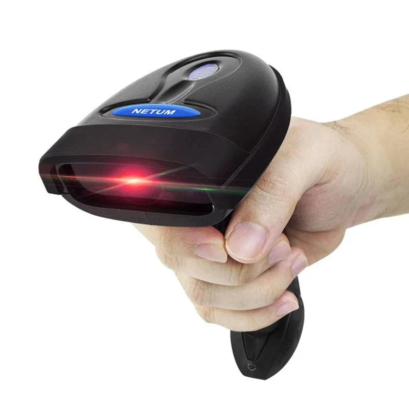 NETUM NT-1698W Handheld Wirelress Barcode Scanner AND NT-1228BL Bluetooth 1D/2D QR Bar Code Reader PDF417 for IOS Android IPAD - PST PS Tradings